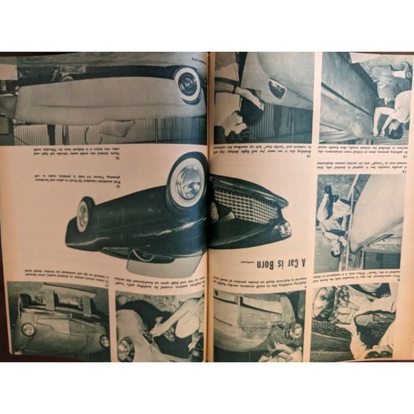 Motor Trend Magazine OCTOBER 1954 X-Ray Sports Car Hudson Italia Pontiac Sharp - Picture 9 of 9